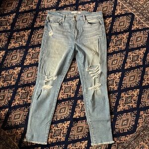 Joe’s Jeans, Skinny High Rise, Distressed